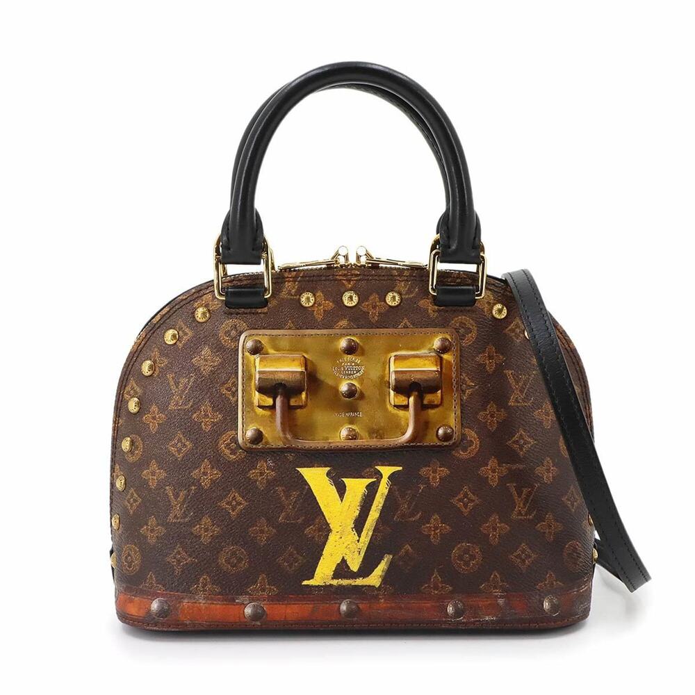 Louis Vuitton Alma BB Monogram Time Trunk Transformed 2-way Hand/Shoulder Han...